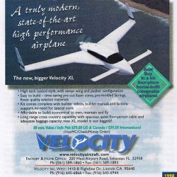 1998 Velocity Ad – A Modern Aircraft