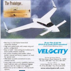 1999 Velocity Ad – Wright Brother’s Heritage