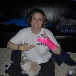 Elizabeth Breaks Her Hand